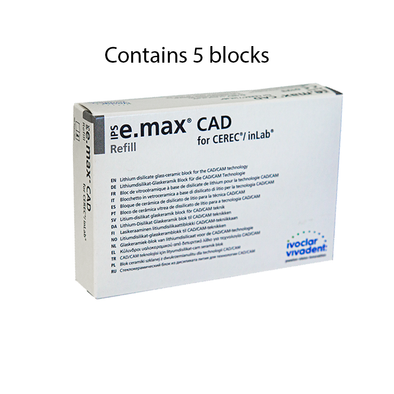 IPS e.max CAD CEREC/inLab LT A3,5 I12 (5pk)