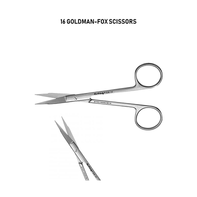 Hu-Friedy 16 Goldman-Fox Scissors