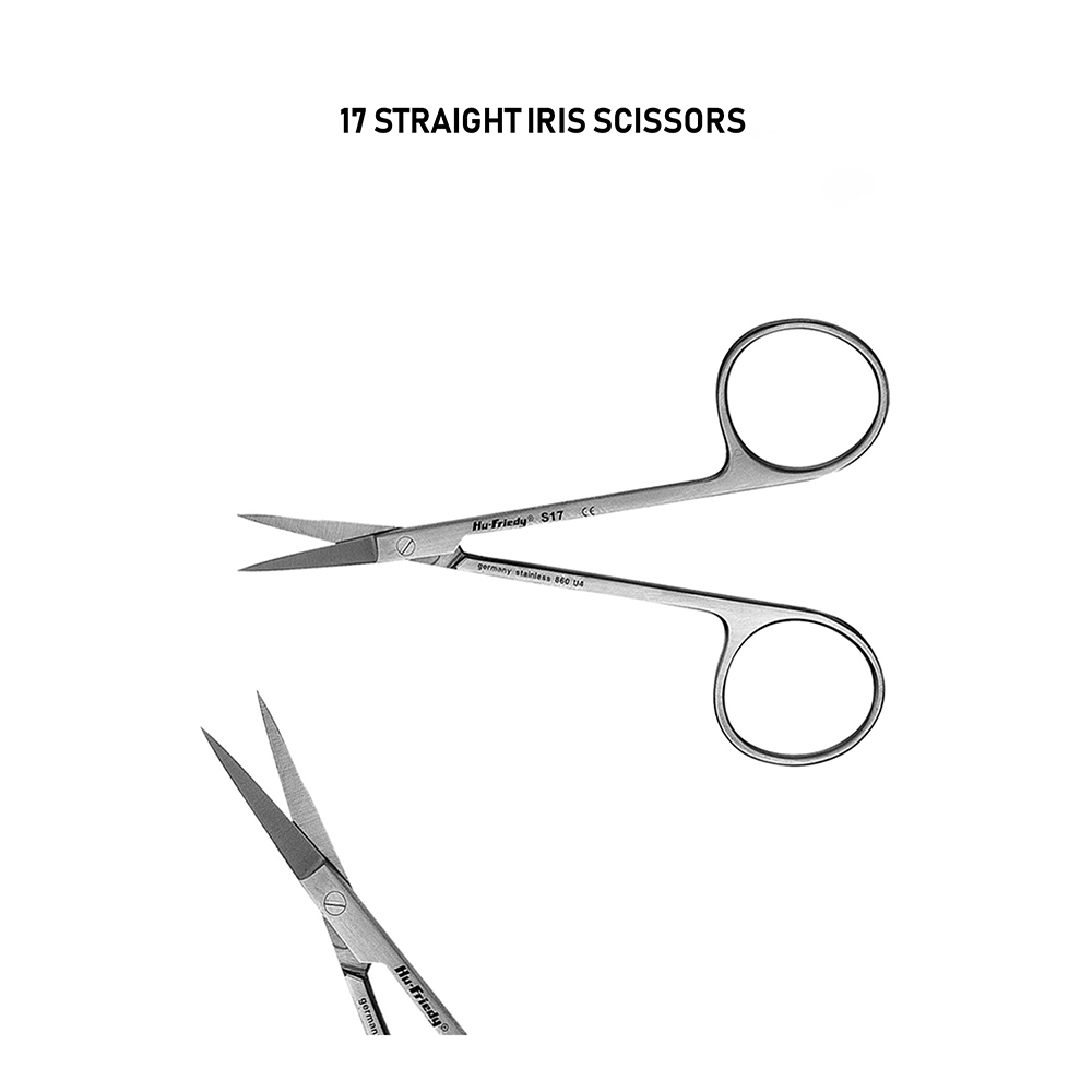 Hu-Friedy 17 Straight Iris Scissors – MDS International